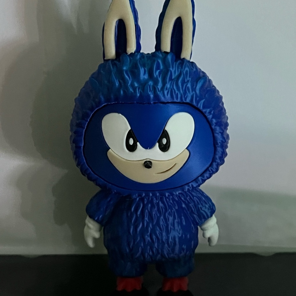 Labubu Sonic the Hedgehog by 3D print